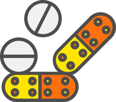 Pills Vector Icon Design