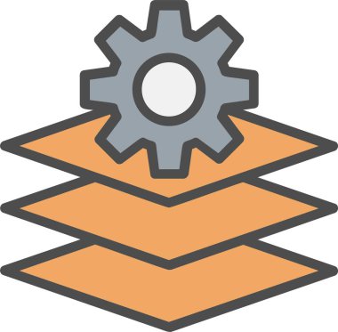 Layers Vector Icon Design