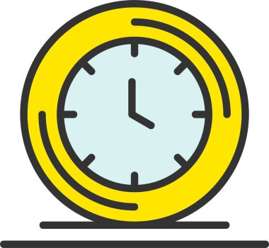 Saat vektör simge tasarımı