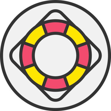 Cankurtaran Vektör Simgesi Tasarımı