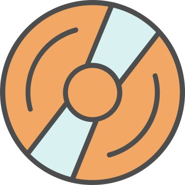 Compact disk Vector Icon Design