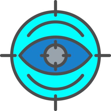 Hedef Vektör Simgesi Tasarımı