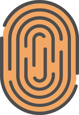 Fingerprint Vector Icon Design