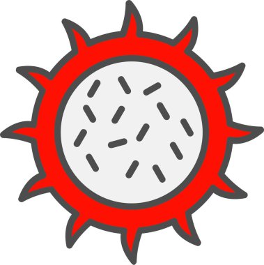 Dragon Fruit Vector Icon Design