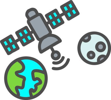 Satellite Vector Icon Design