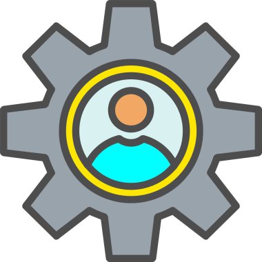 Yetenek Vektörü Simgesi Tasarımı