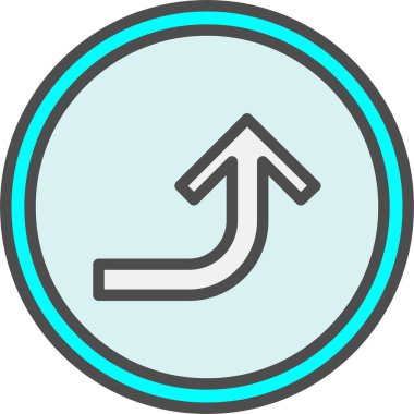 Arrow Vektör Simgesi Tasarımı Aç