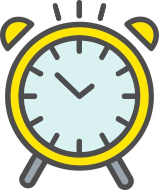 Çalar saat vektör simgesi tasarım