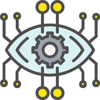 İmplantlar Vektör Simgesi Tasarımı