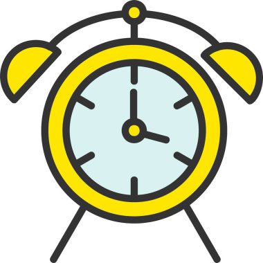 Çalar saat vektör simgesi tasarım