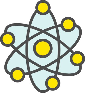 Atoms Vector Icon Design
