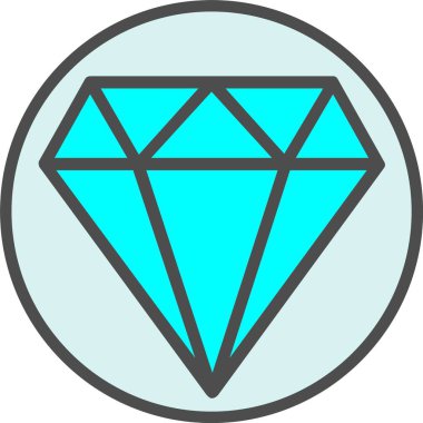 Diamond Vector Icon Design