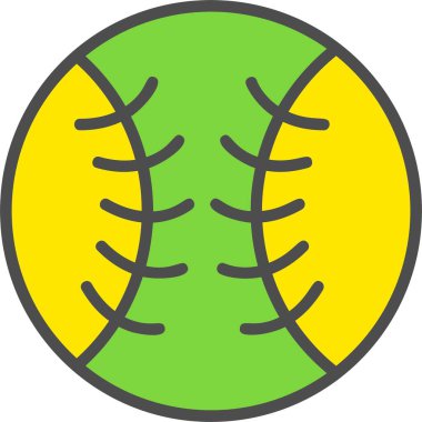 Temel Top Vektör Simgesi Tasarımı