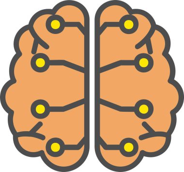 Brain Vector Icon Design