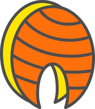 Somon Vektörü Simgesi Tasarımı