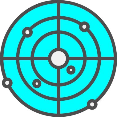 Sonar Vector Icon Design