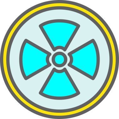 Radiation Vector Icon Design