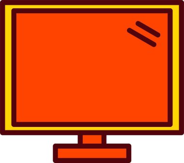 Monitor Screen Vector Icon Design