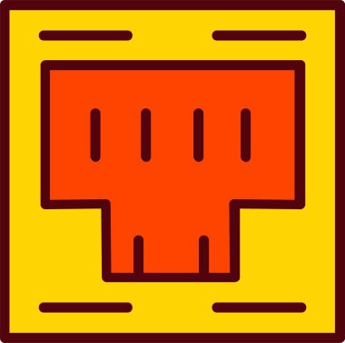 Rj45 Vector Icon Design