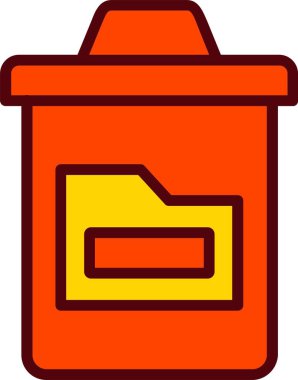 Bin Vector Icon Design