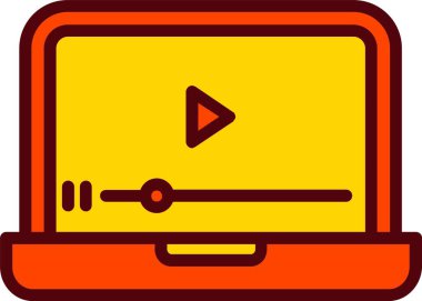 Video Marketing Vector Icon Design