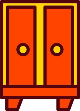 Cupboard Vector Icon Design