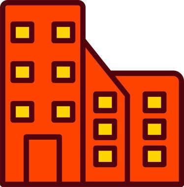 Bina vektör simgesi tasarım