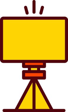 Led Light Vektör Simgesi Tasarımı