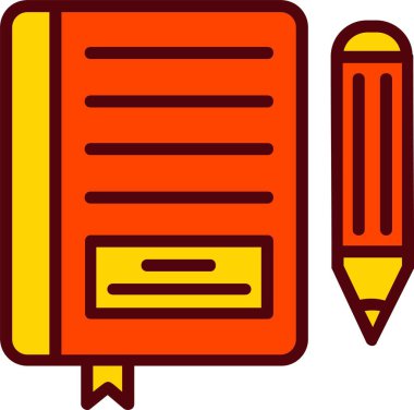 Notebook Vector Icon Design