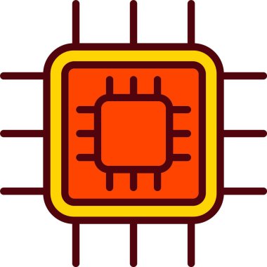 CPU Vector Icon Design
