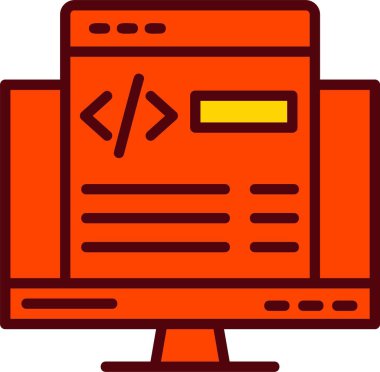 Web Development Vector Icon Design