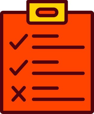 Checklist Vector Icon Design