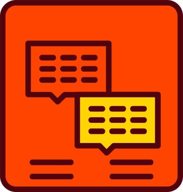 Comments Vector Icon Design