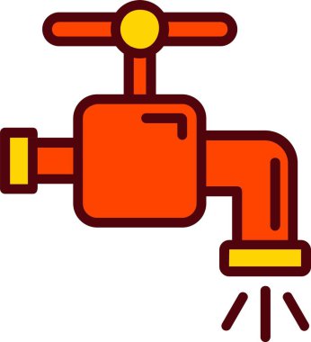 Water Tap Vector Icon Design