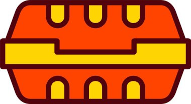 Lunch Box Vector Icon Design