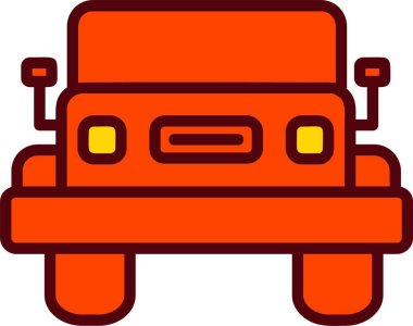 Jeep Vector Icon Design