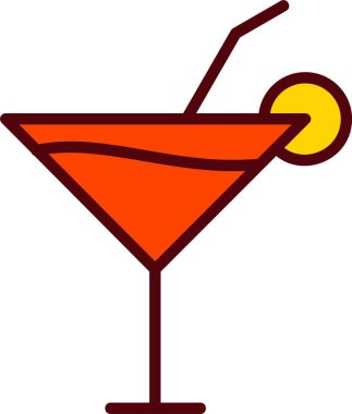 Cocktail Vector Icon Design