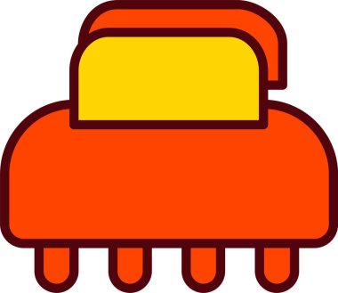 Saç Avcısı Vektör Simgesi Tasarımı