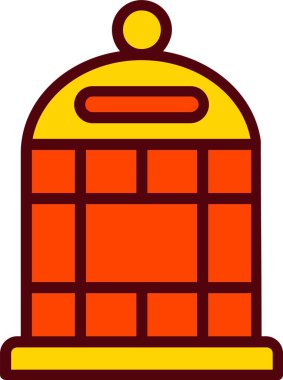 Birdcage Vector Icon Design