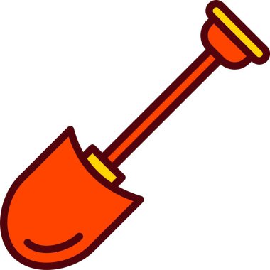 Vektör simgesi tasarım kürek