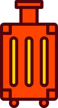 Luggage Vector Icon Design