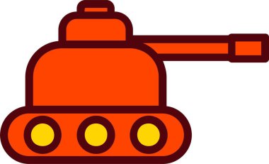 Tank Vector Icon Design