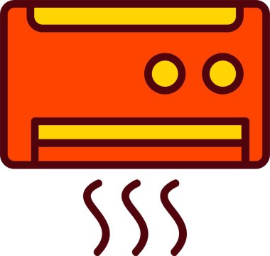 Klima vektör simgesi tasarımı