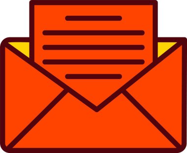 E-posta vektör simgesi tasarım