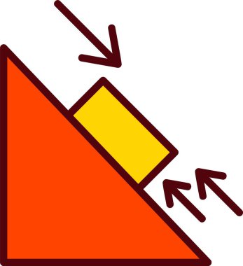 Yerçekimi Vektörü Simgesi Tasarımı