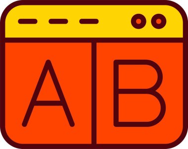 Ab Testing Vector Icon Design