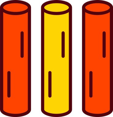 Chalk Vector Icon Design