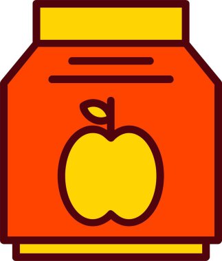 Food Package Vector Icon Design