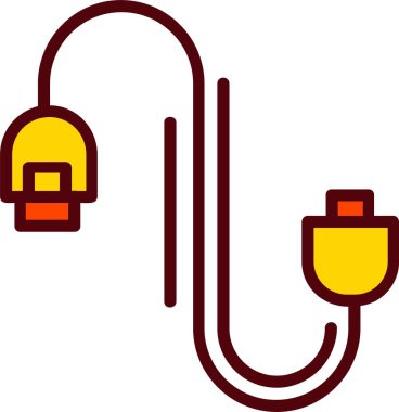 Cable Vector Icon Design