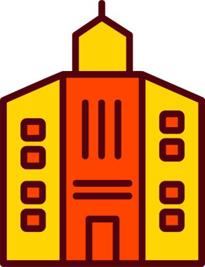 Gökdelen Vektör Simgesi Tasarımı